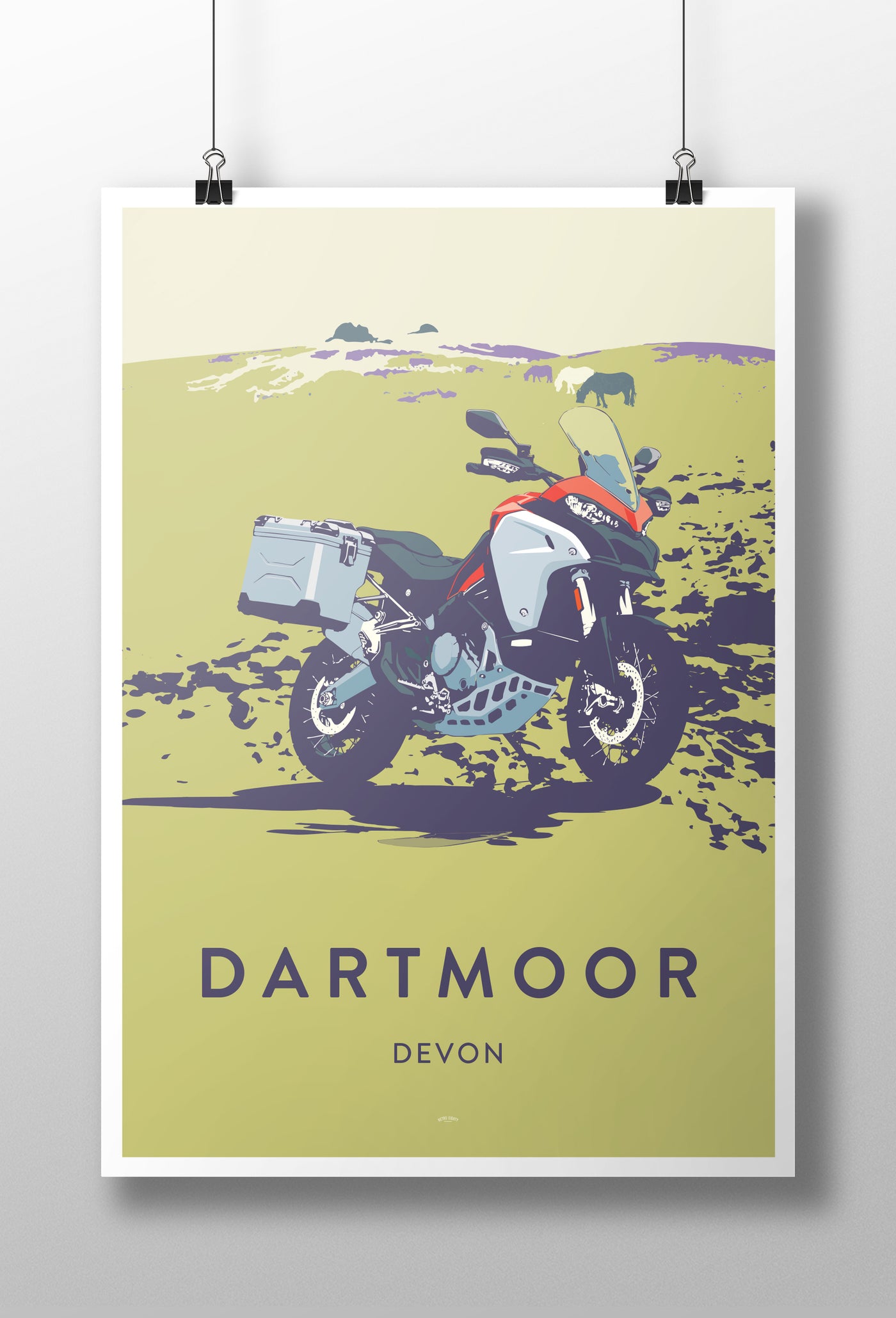 'Dartmoor' Ducati Multistrada Overland print