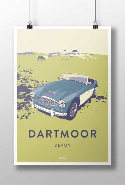 'Dartmoor' Big Healey Prints