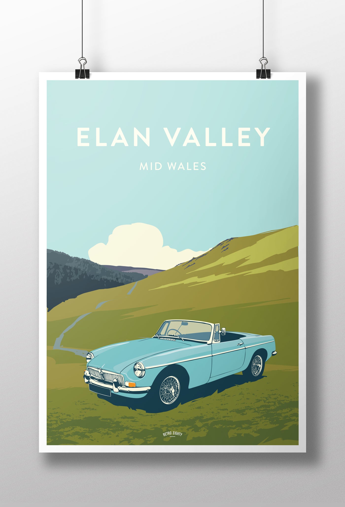 'Elan Valley' MGB Prints