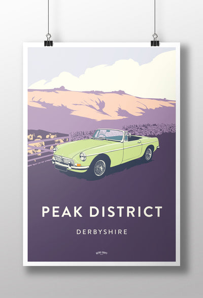 'Peak District' MGB Prints