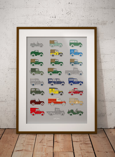 series 1 land rover poster print