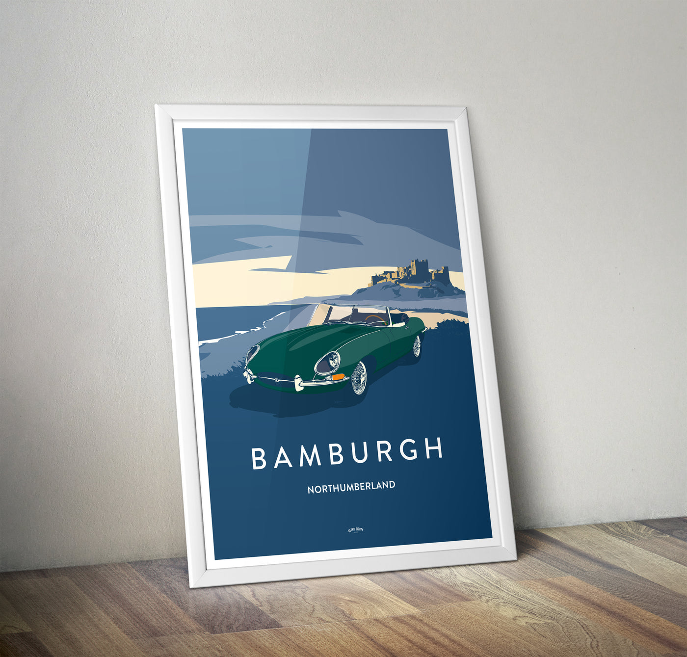 'Bamburgh, Northumberland' E-type Prints