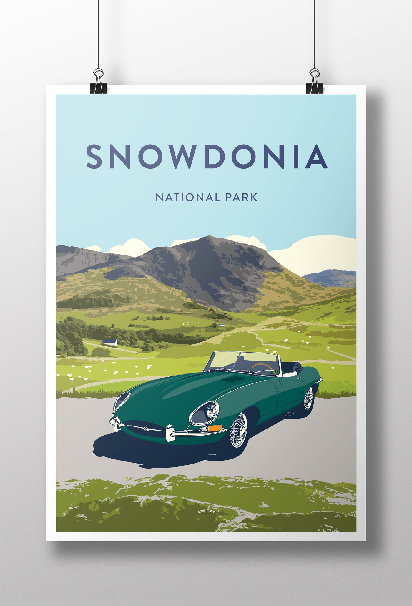 'Snowdonia' E type Prints