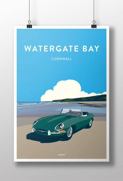 'Watergate Bay' E type Prints
