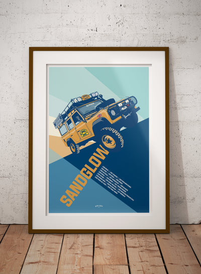 'Sandglow' Abstract Camel Trophy print