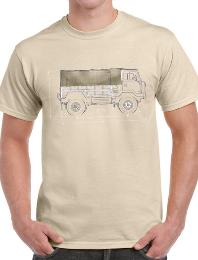 101 Blueprint Land Rover t-shirt