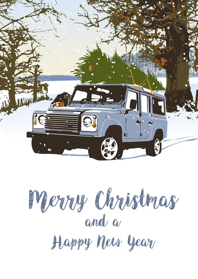 Long Wheelbase Station Wagon Christmas cards - pack of 8