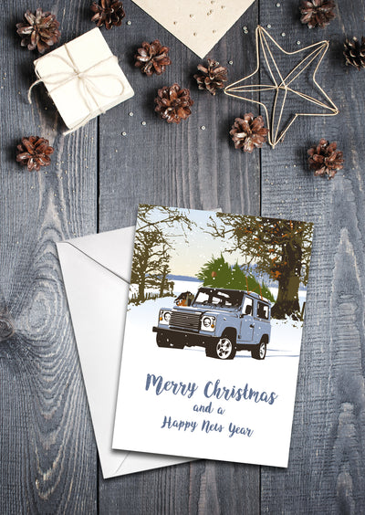 'Short Wheelbase Station Wagon' - Christmas cards