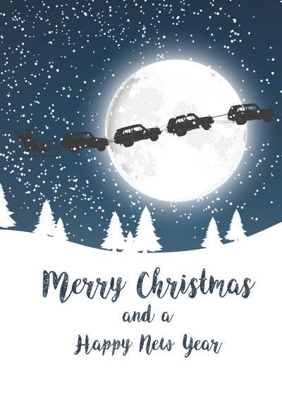 'RRC Santa Sleigh' - Christmas cards