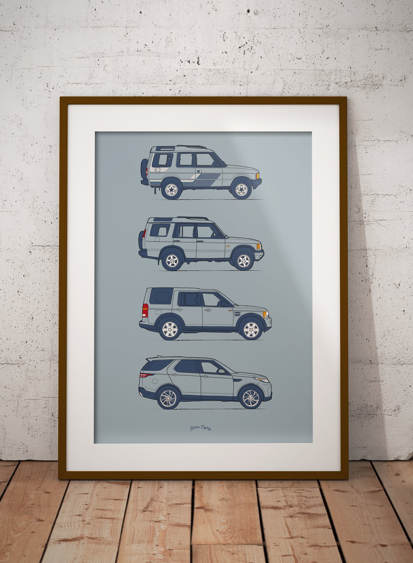 Land Rover Discotech Discovery poster print