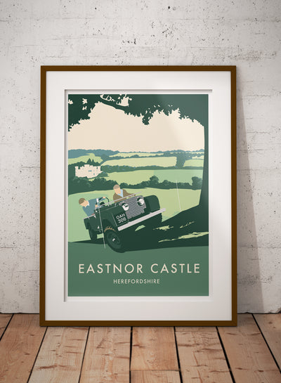Eastnor Castle Land Rover Series 1 print