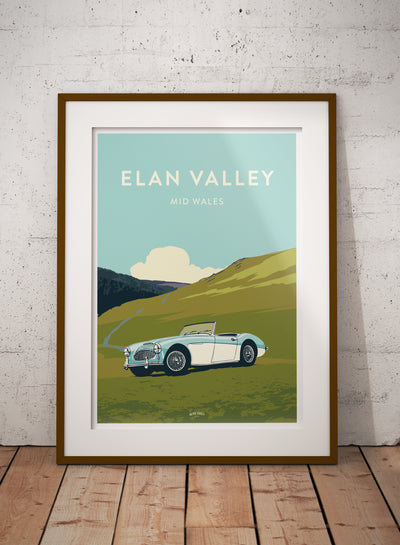 'Elan Valley' Big Healey Prints