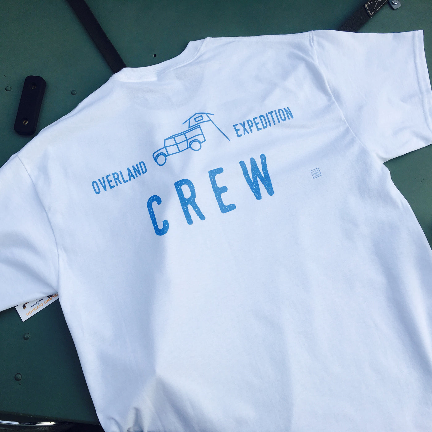 'Overland Expedition Crew' t-shirt - Gildan white