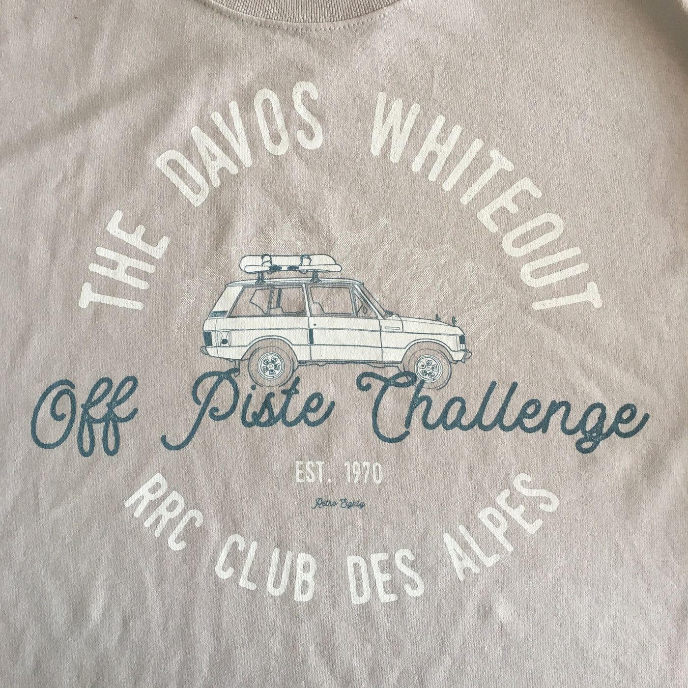 'Davos Whiteout' t-shirt  - Ice Grey