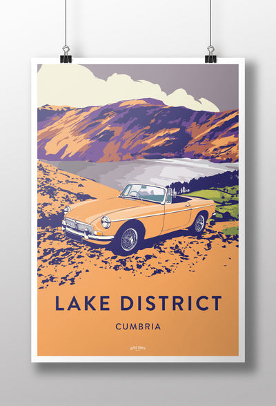 'Lake District' MGB Prints