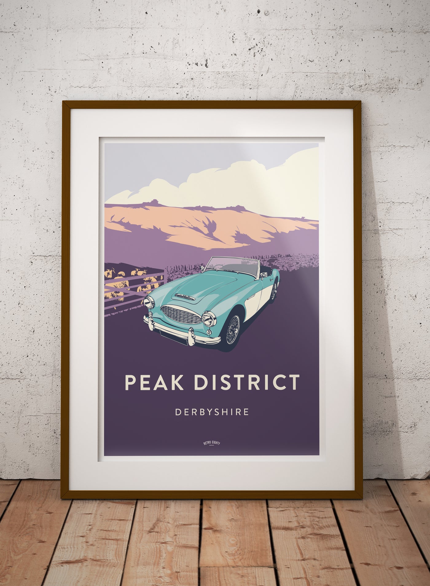 'Peak District' Big Healey Prints