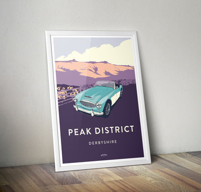 'Peak District' Big Healey Prints