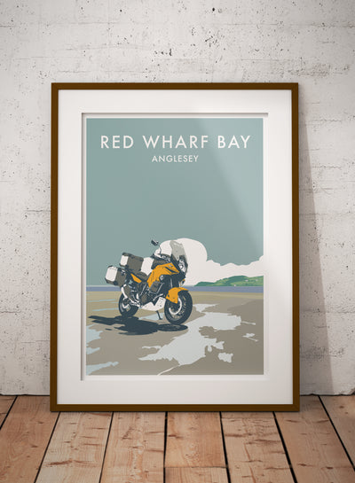 KTM Red Wharf Bay travel poster print