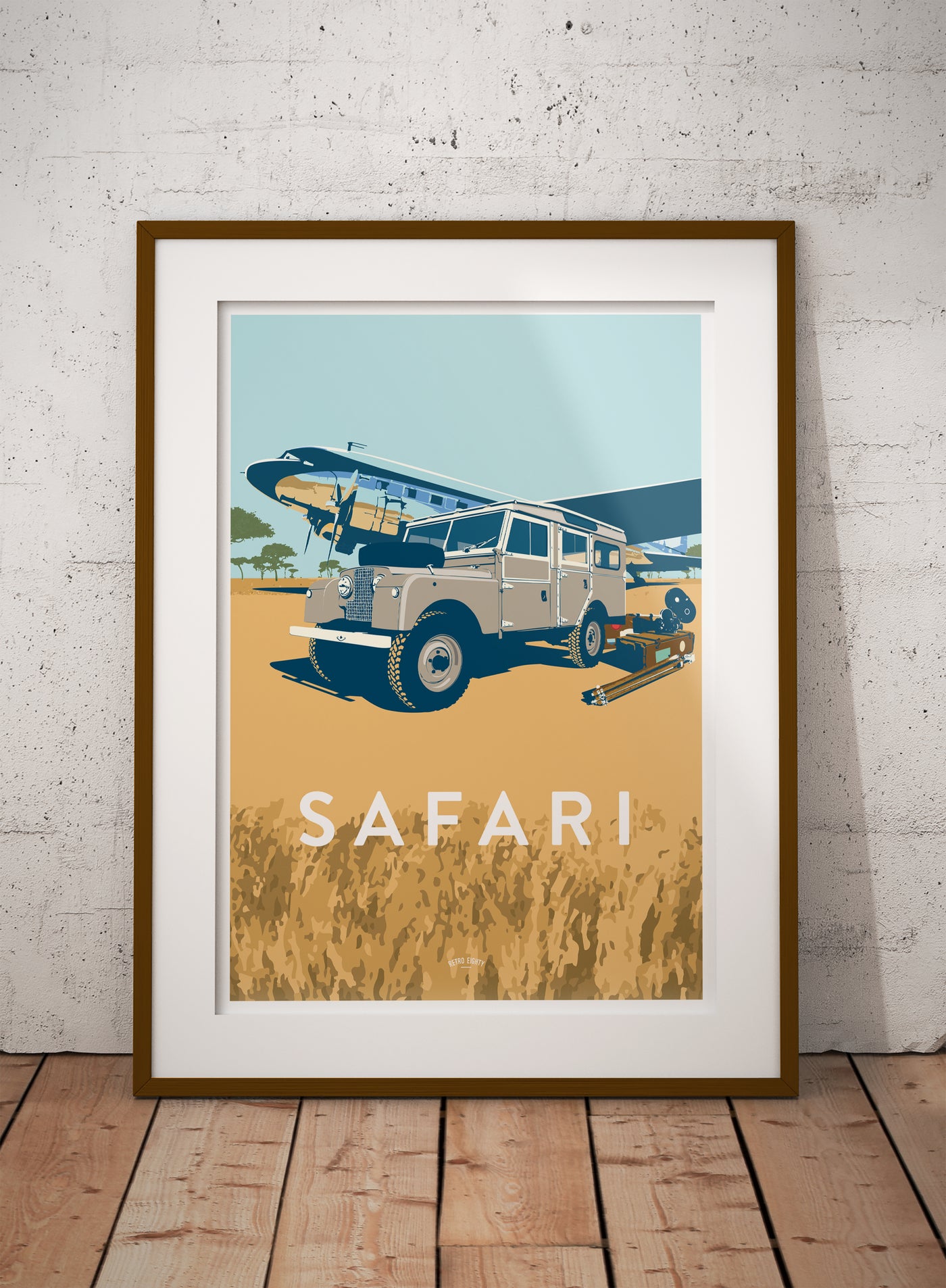 Land Rover Series One Safari print
