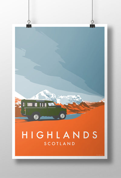 Series 2 'Highlands' print