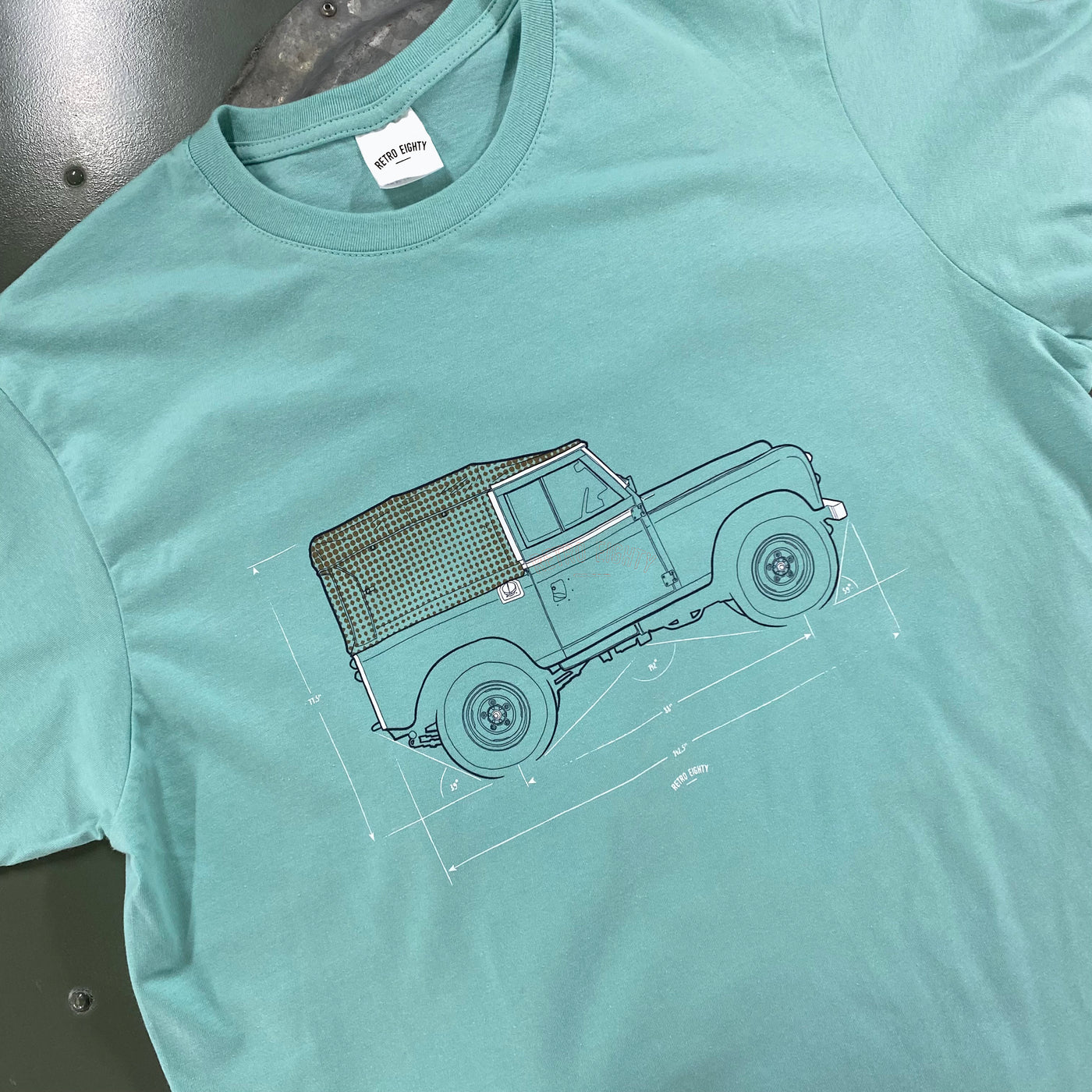 'S2 / S3 Soft Top' Blueprint - t-shirt - B&C Mint