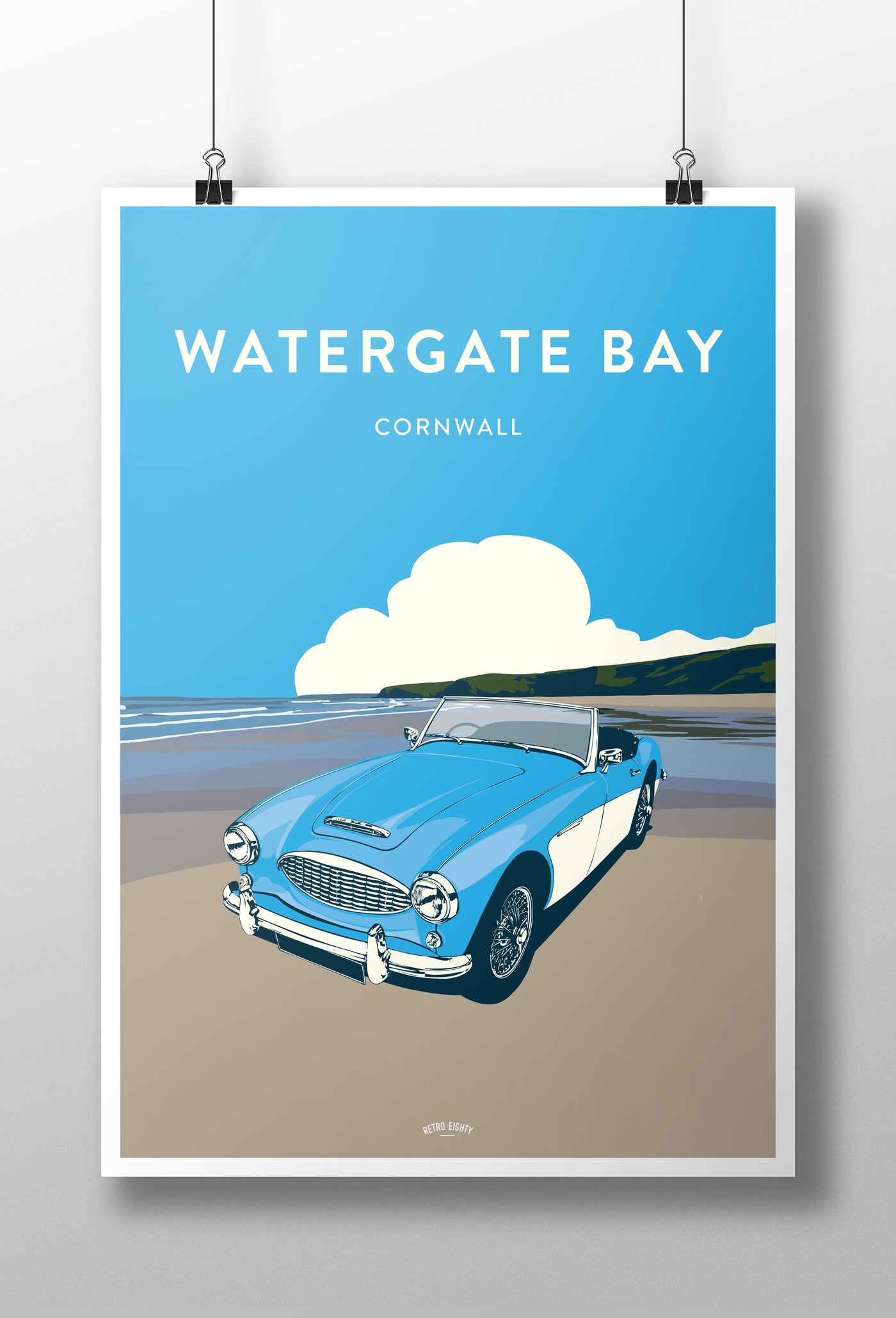 'Watergate Bay' Big Healey Prints