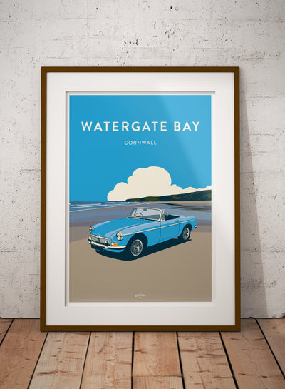 'Watergate Bay' MGB Prints