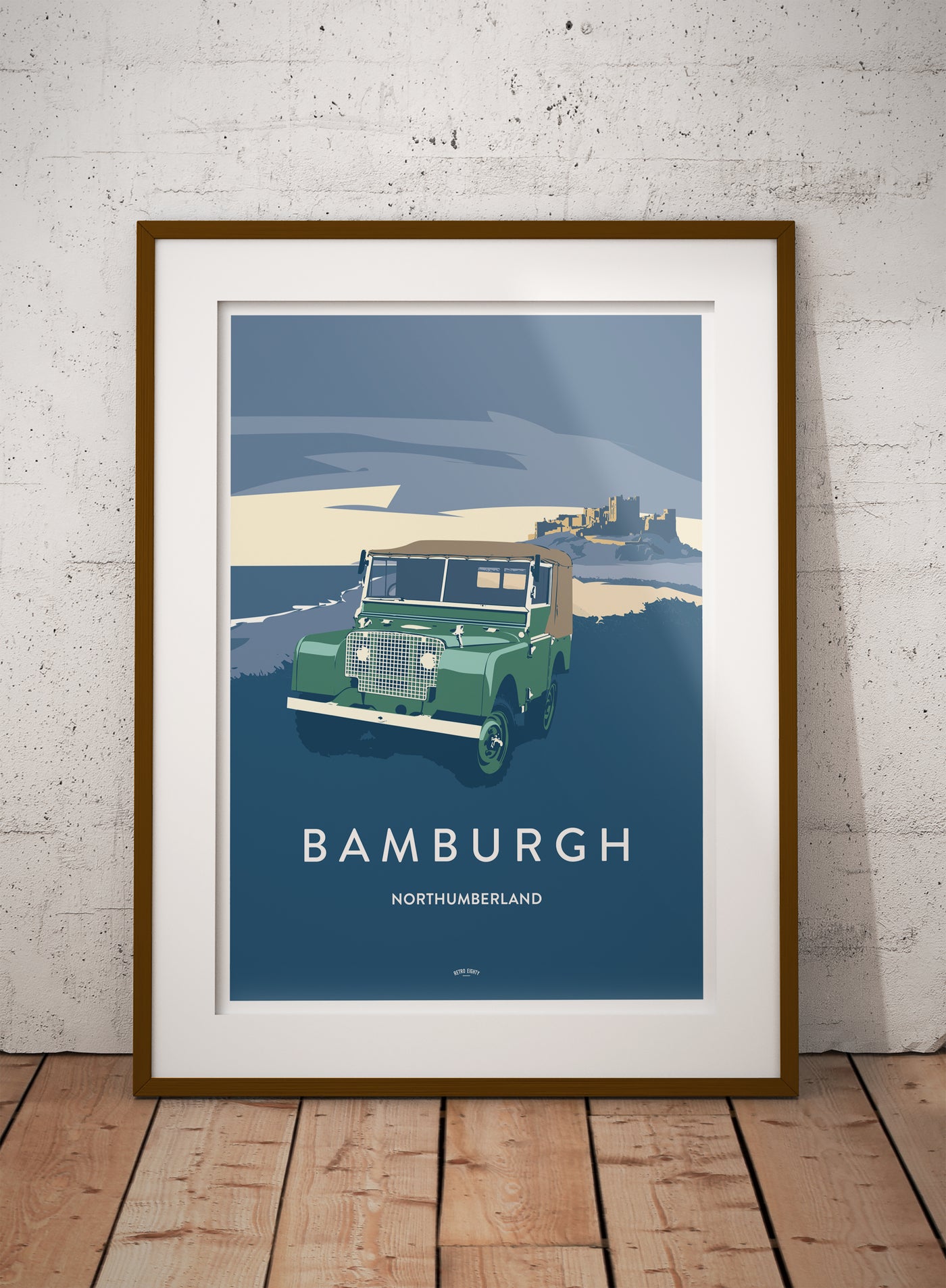 'Bamburgh, Northumberland' Series One 80 Print