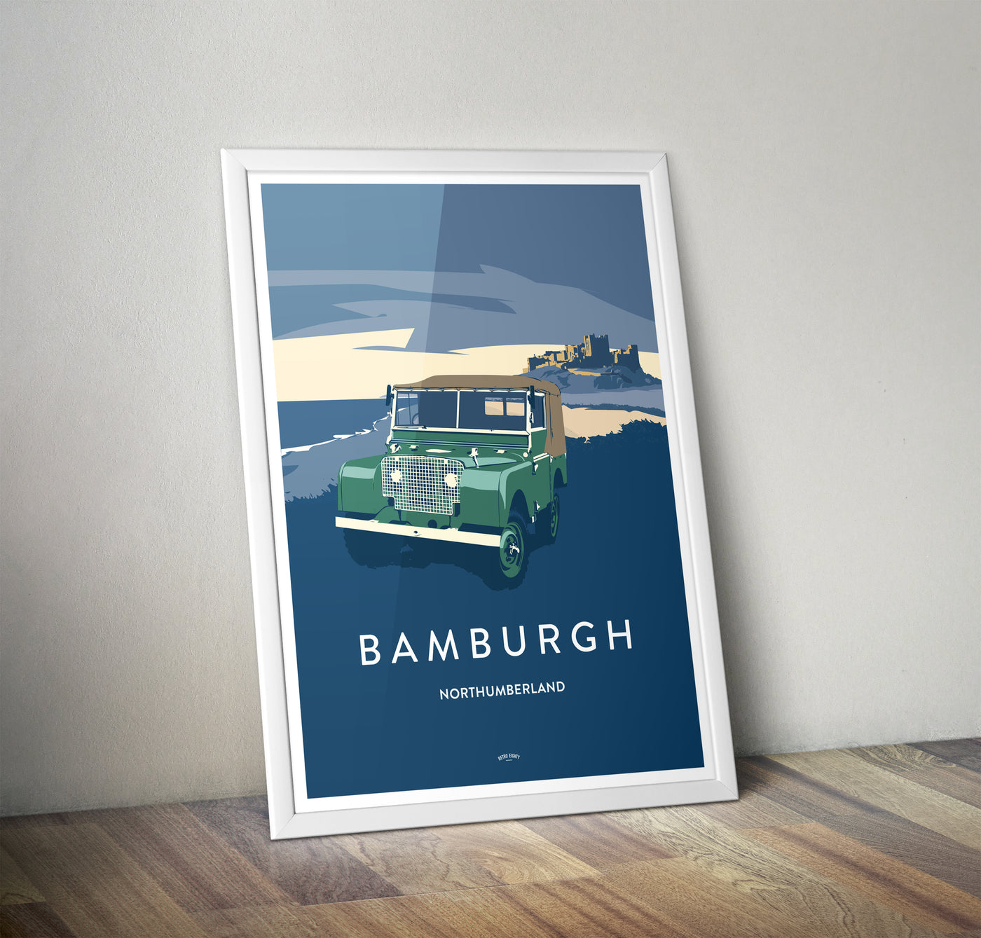 'Bamburgh, Northumberland' Series One 80 Print