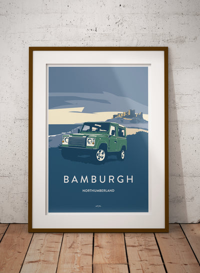 'Bamburgh, Northumberland' 90 print