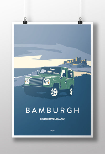 'Bamburgh, Northumberland' 90 print