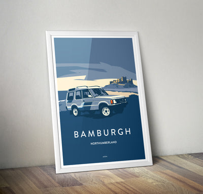 'Bamburgh, Northumberland' Disco 1 Prints
