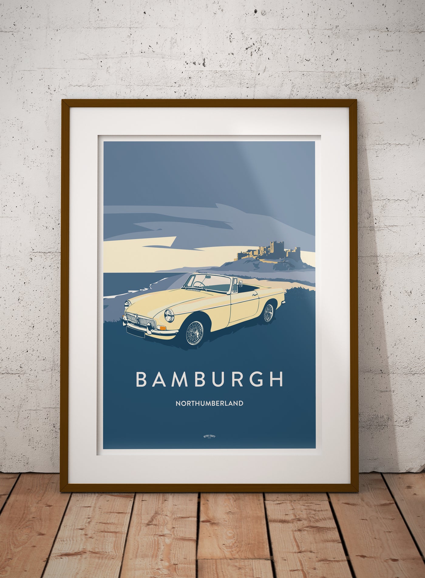 'Bamburgh, Northumberland' MGB Prints