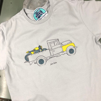 Series 1 'cafe racer' t-shirt - B&C Light Grey
