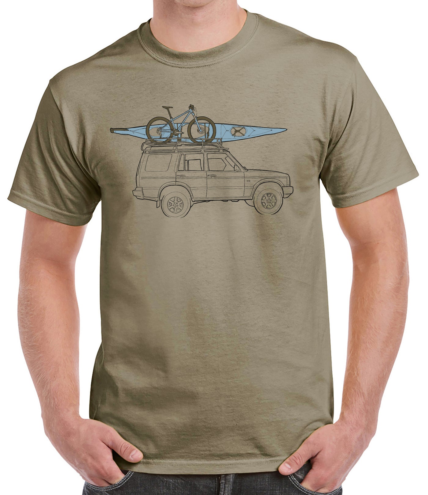 discotech land rover discovery t-shirt