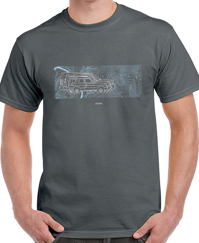 Discovery Contours Land Rover Discovery t-shirt