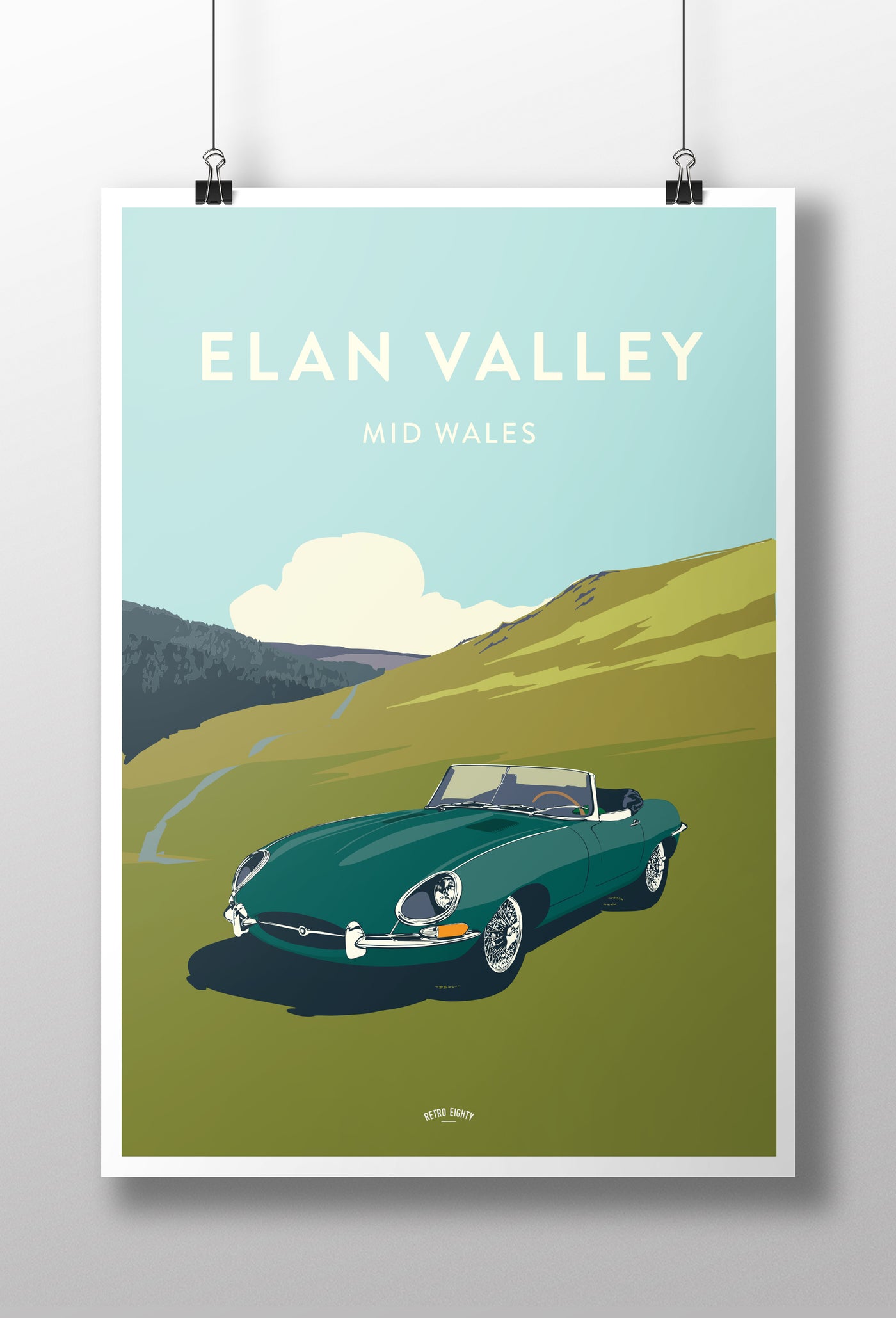 'Elan Valley' E type Prints