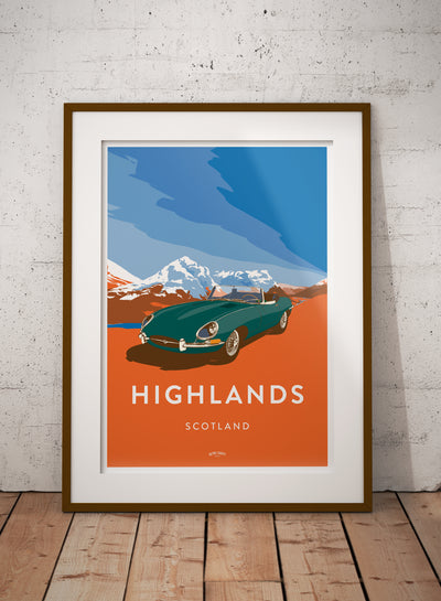 'Highlands' E type Prints