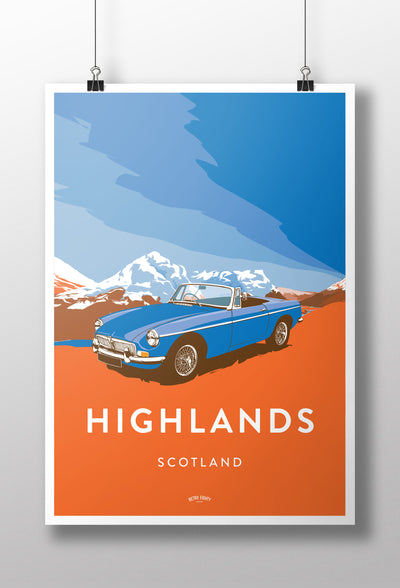 'Highlands' MGB Prints