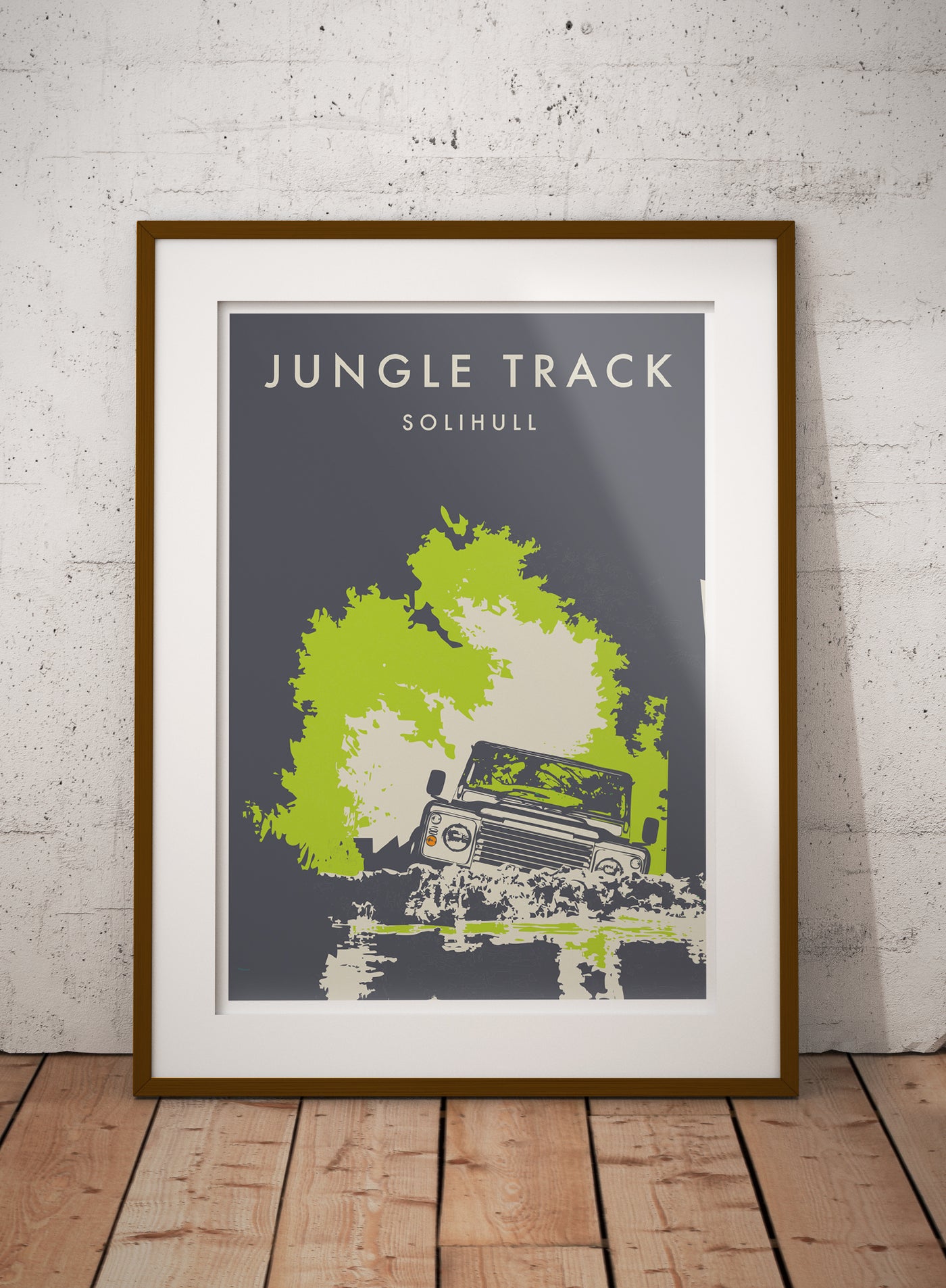 Jungle Track, Solihull Poster Print