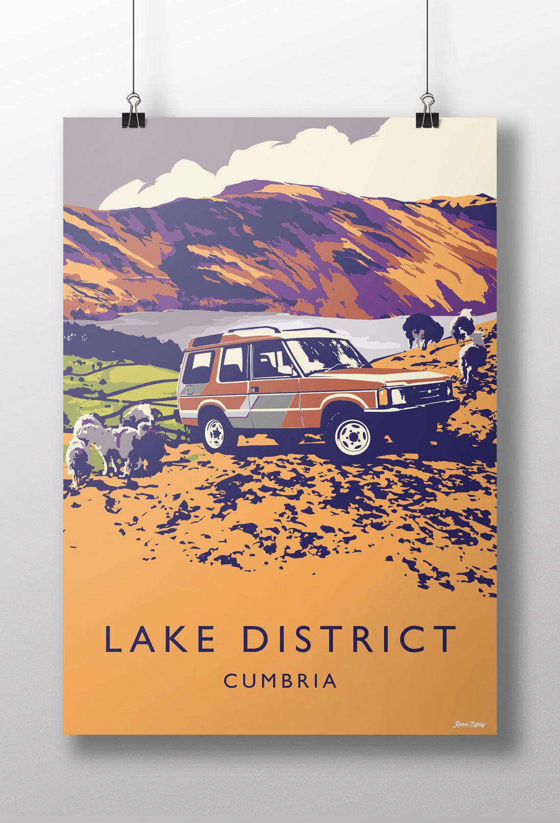 Disco 'Lake District' print