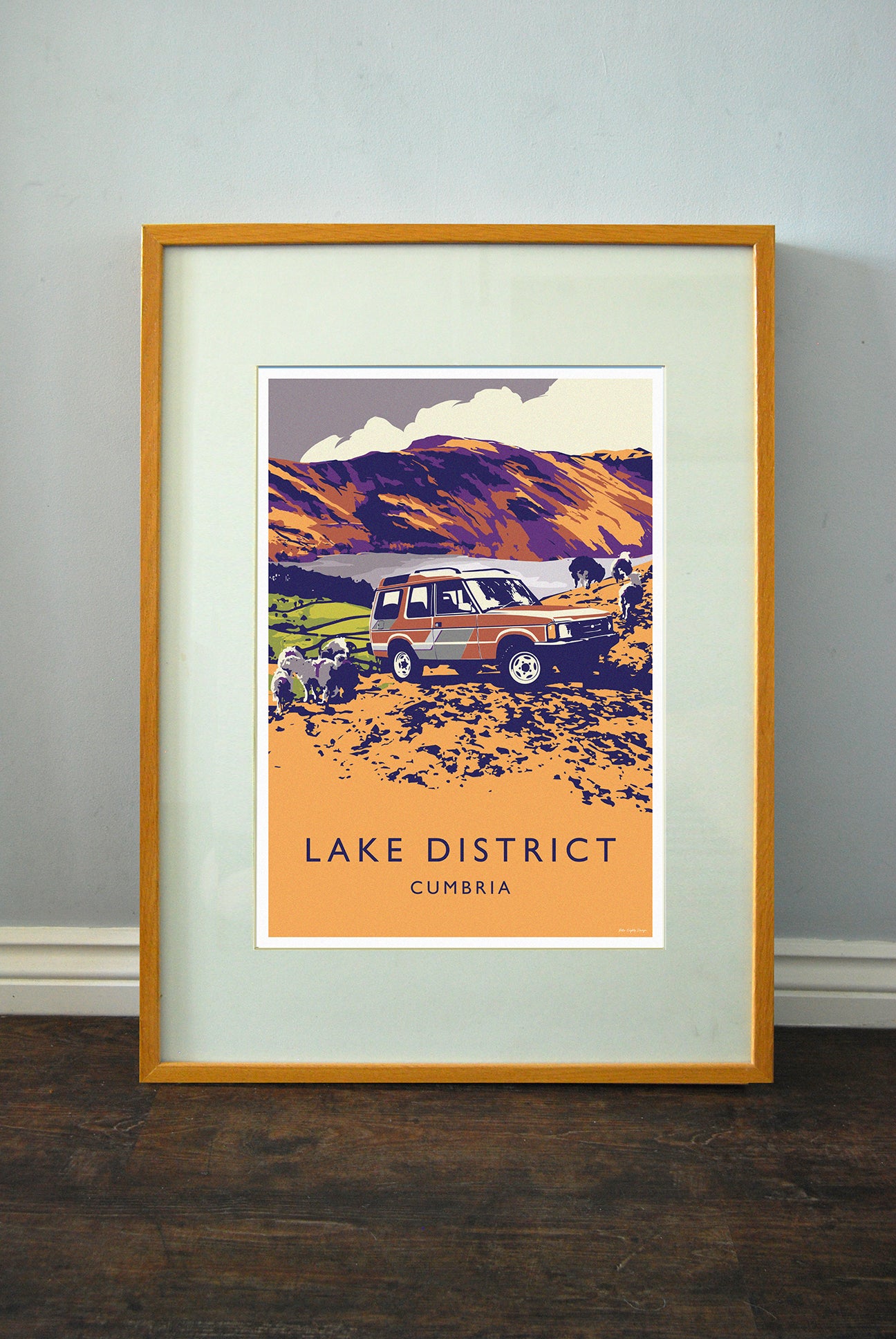 Disco 'Lake District' print