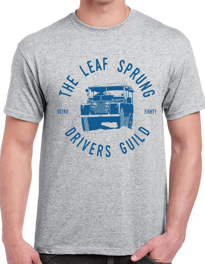Leaf Sprung Drivers Guild Land Rover Series t-shirt