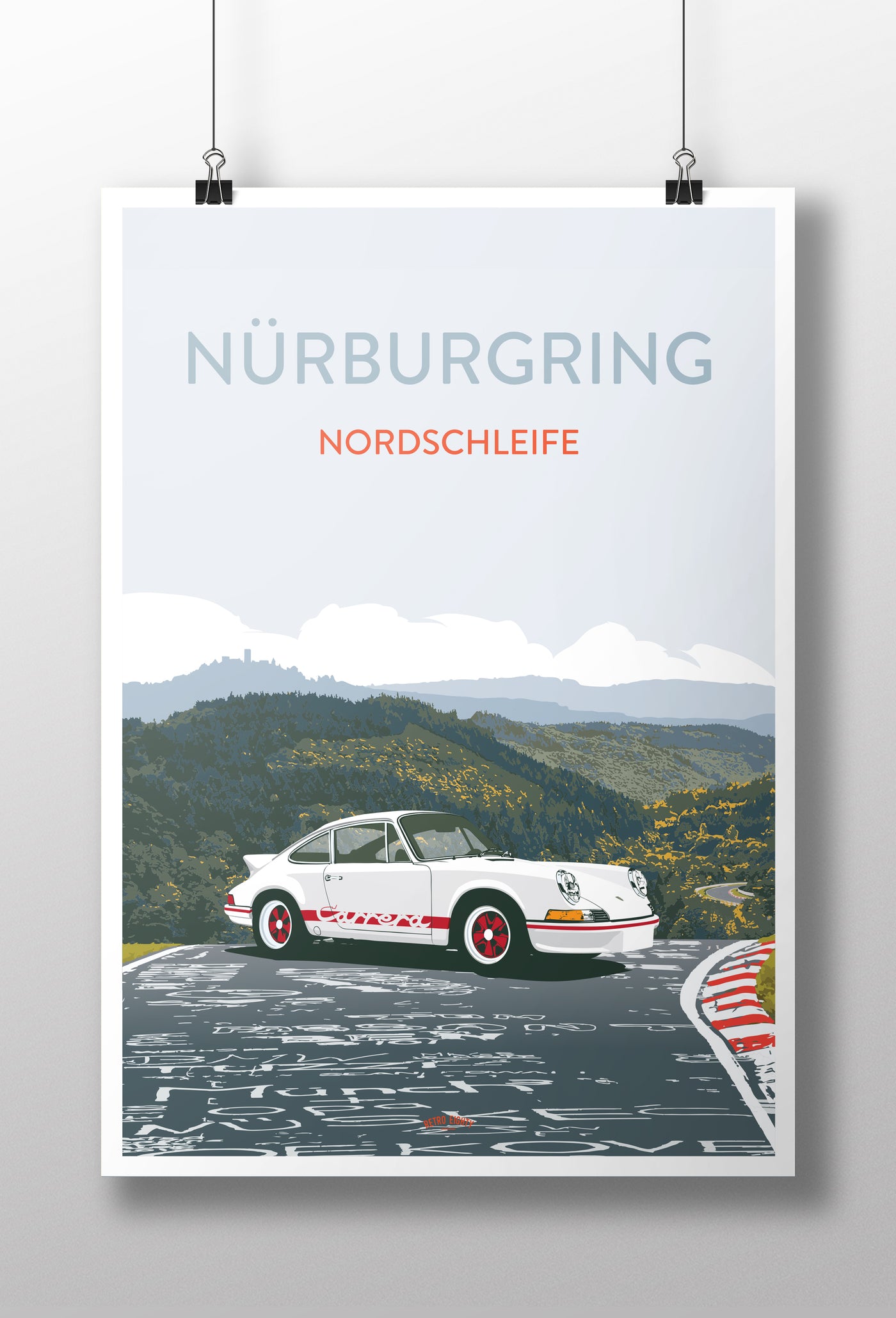 'Nurburgring Nordschleife' 911 2.7 RS Prints