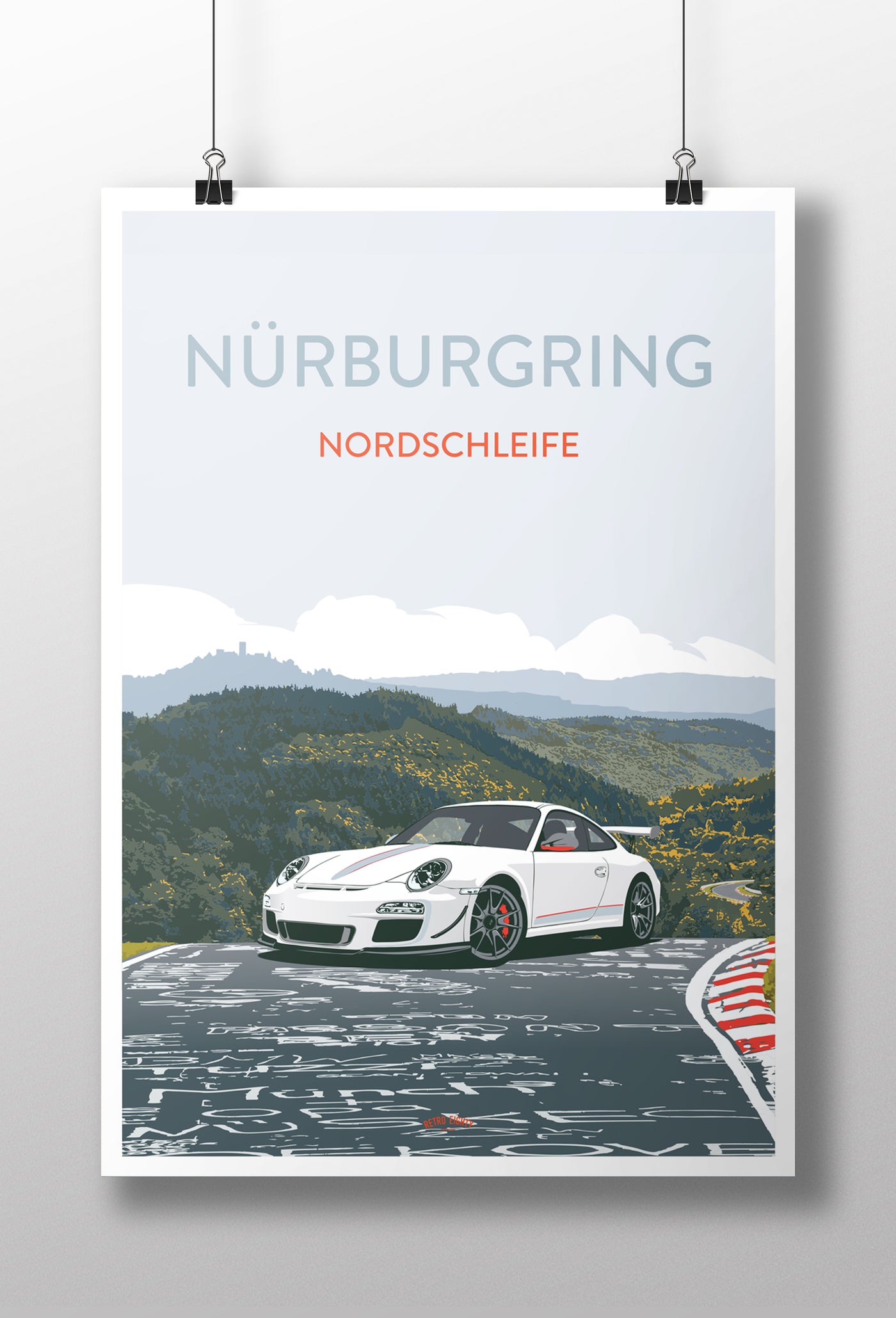 'Nurburgring Nordschleife' 911 GT3 RS Prints