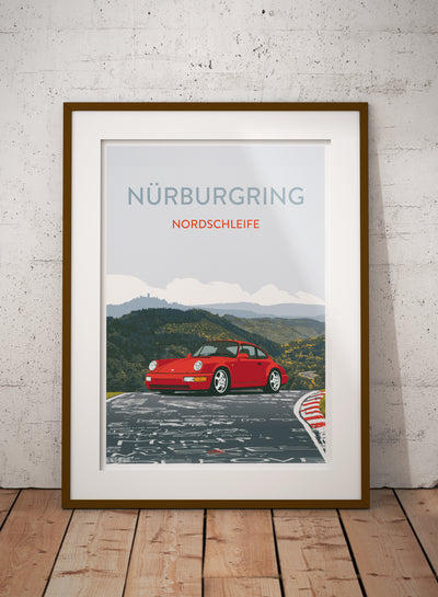 'Nurburgring Nordschleife' 911 964 RS Prints