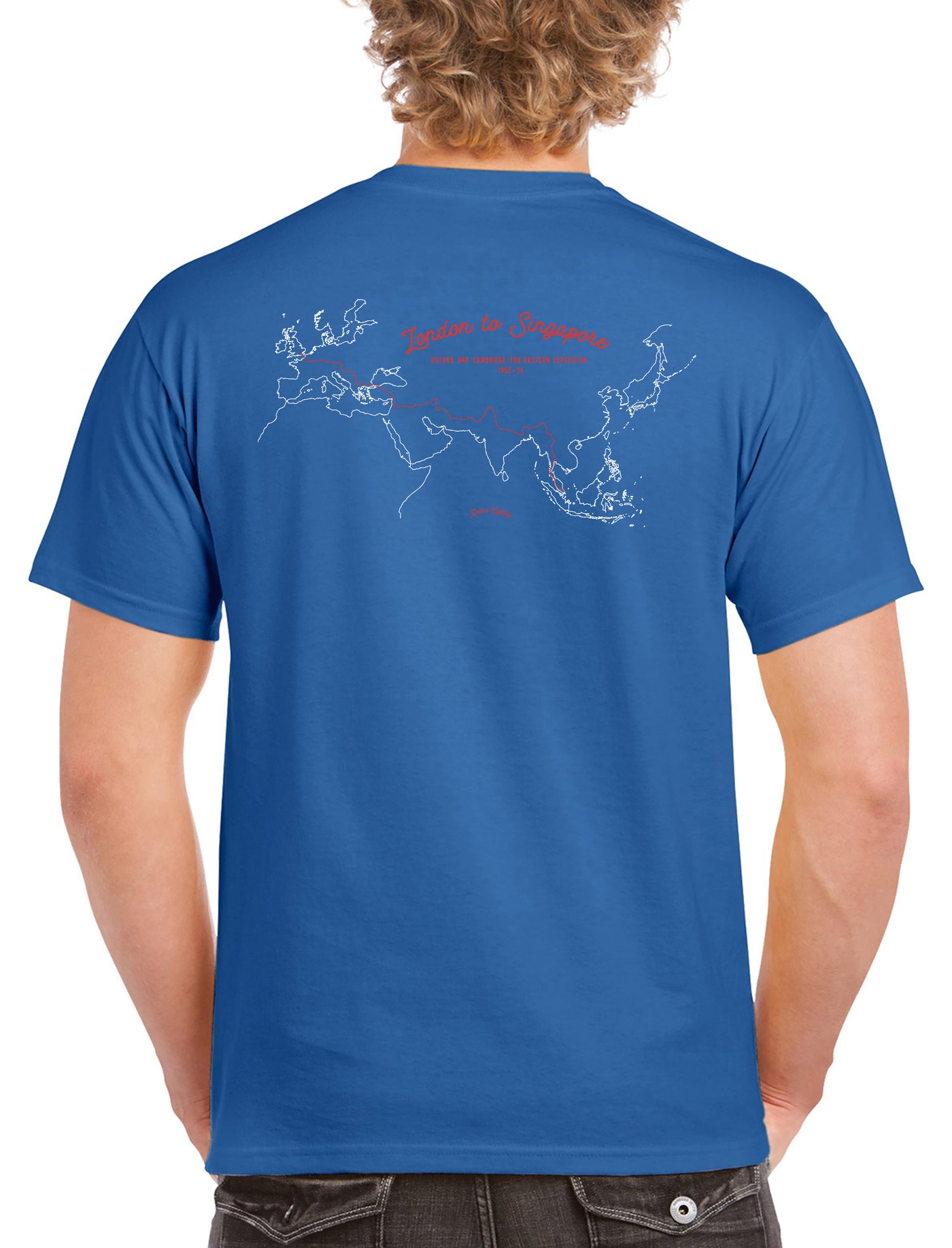 'Oxford' Far Eastern Expedition t-shirt - B&C Royal Blue