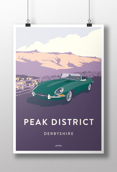 'Peak District' E type Prints