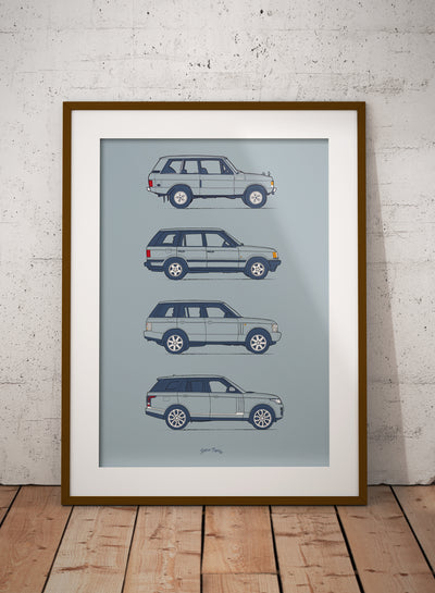 The Original SUV Range Rover poster print