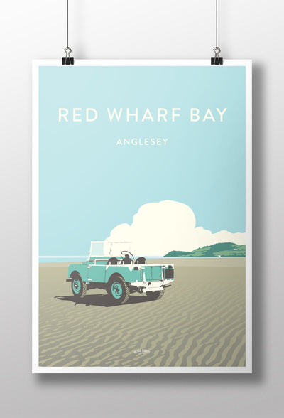 'Red Wharf Bay' 80 Prints